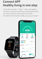 ruiforlove y30 smart watch men women smartwatch ip67 water proof heart rate blood pressure monitoring for android ios phones
