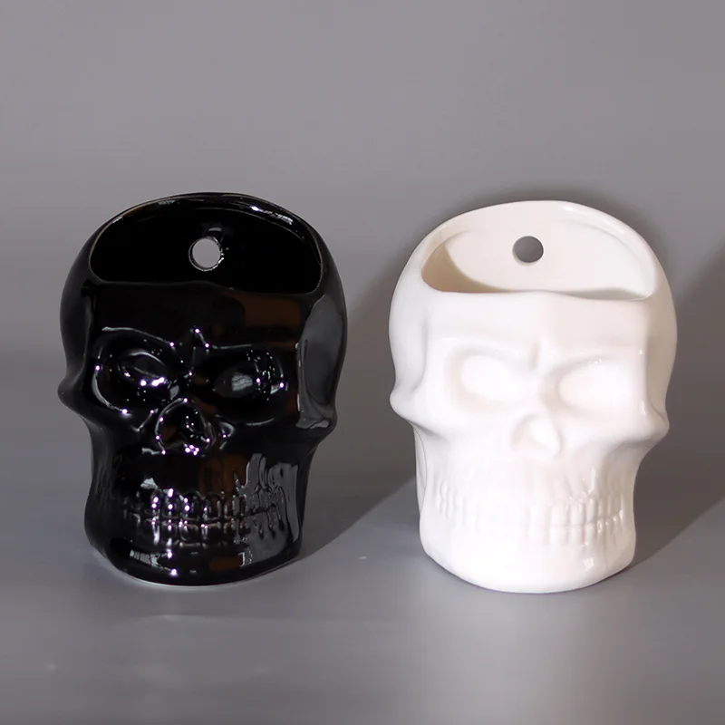 

Skull gardening utensils creative characters succulent flower pots home desktop decoration flower pots ceramic green plant pots