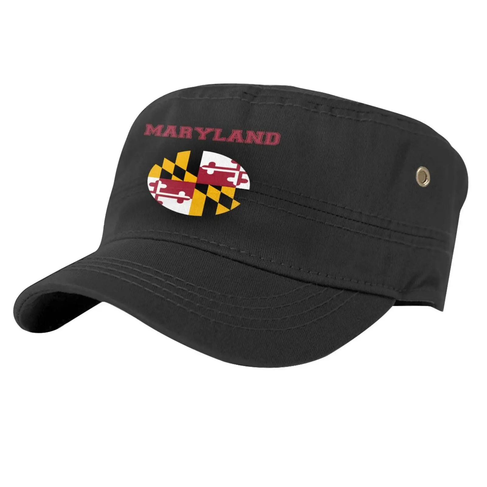 

College University Style Maryland Flag Cap Cap For Girls Summer Men Cap Caps Women's Winter Hat 2021 Men's Caps Summer Men Cap