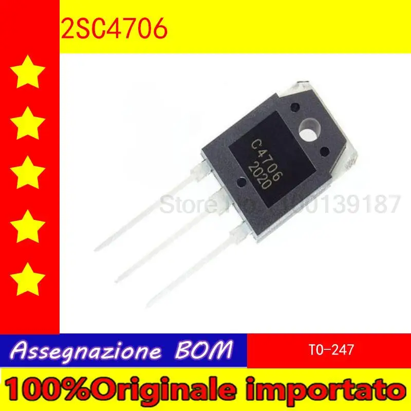 

10 шт./лот 2SC4706 C4706 TO-247 NPN триодный выключатель питания 900 в 14 а
