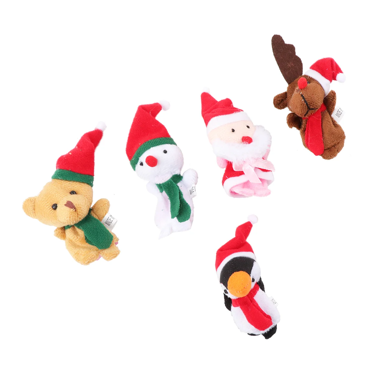 

Finger Christmaspuppets Story Toy Puppet Kids Stuffed Gift Hand Filler Pinata Claus Santa Animals Party Mini Favor Setchildren
