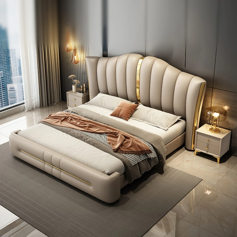 Каркас для конференций Двуспальная кровать размера King Size Роскошная двуспальная