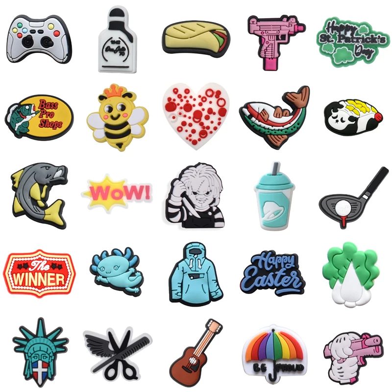 

Аксессуары для обуви Croc, Дизайнерские летние булавки для джинсов, подарок на Рождество, подвески для обуви, украшения для девочек и женщин