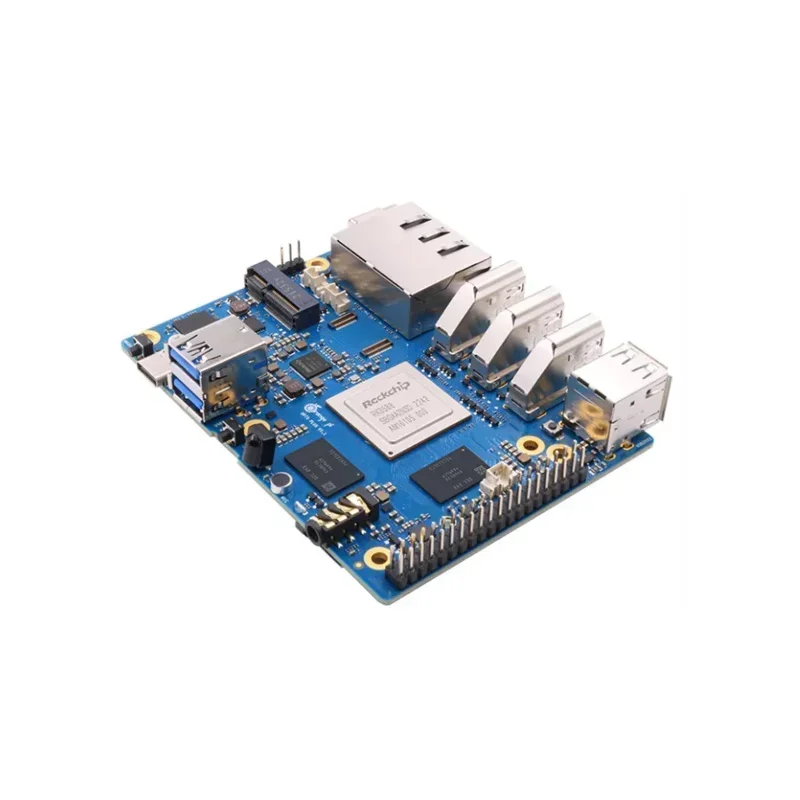 В наличииОранжевый одноплатный компьютер Pi5 Plus с 32 ГБ ОЗУ RK3588 Модуль PCIE Внешний