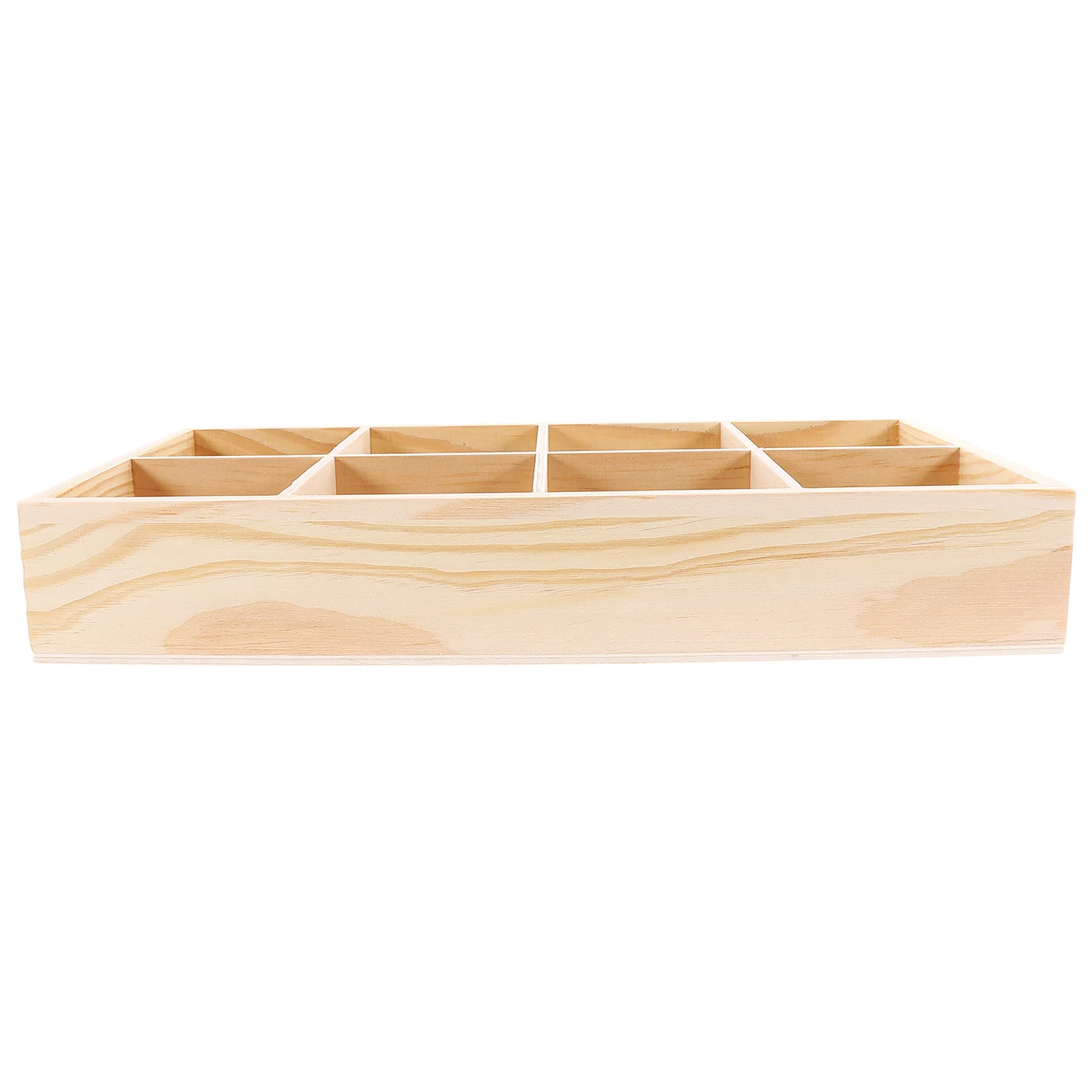 

Wooden Succulent Planter Holder Storage Plate Compartment Flowerpot Tray Home Trinket Serving Trays
