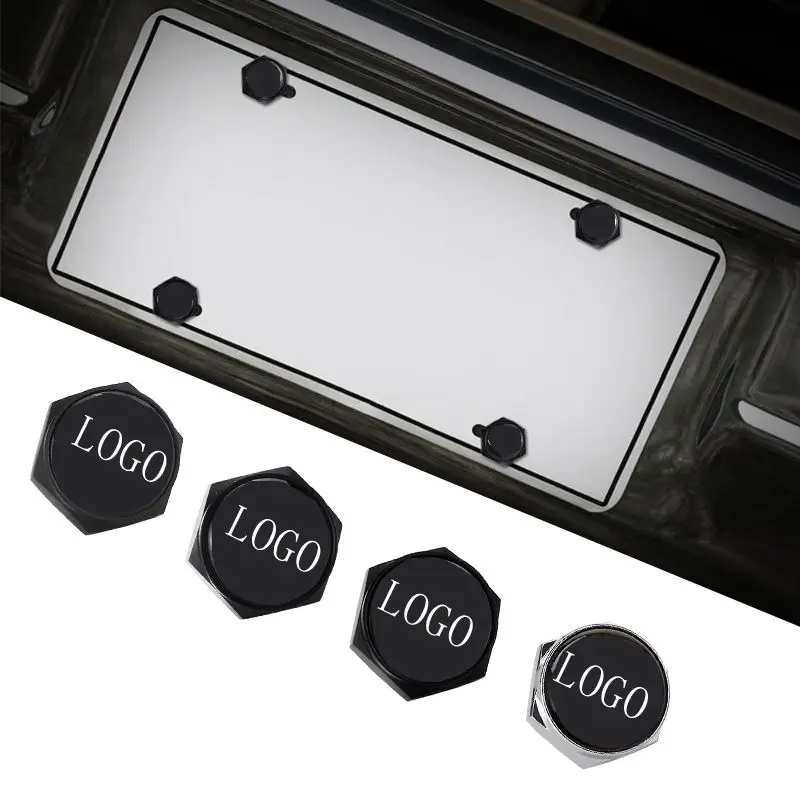 

4PCS Modified Car Accessories License Plate Anti-theft Screws for Toyota Corolla Hybrid 4runner Levin Rav4 Tundra Crown Cruiser