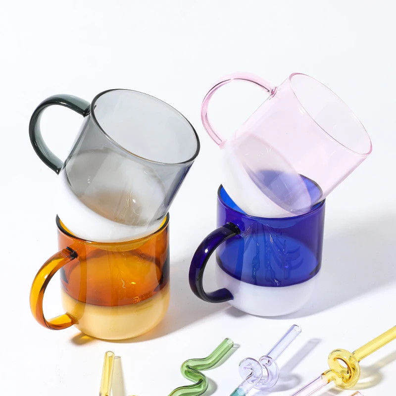 Стеклянная Кружка из боросиликатного стекла термостойкая стеклянная чашка