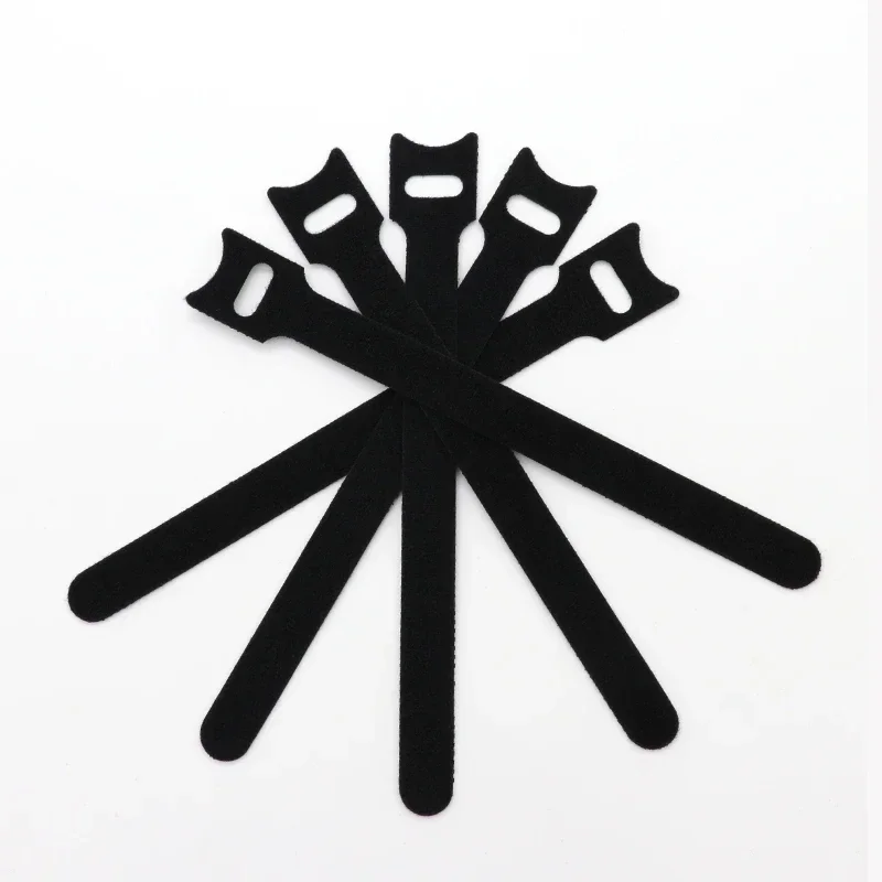 10 ~ 1000 шт. черные Т-образные кабельные стяжки пластиковые съемные нейлоновые