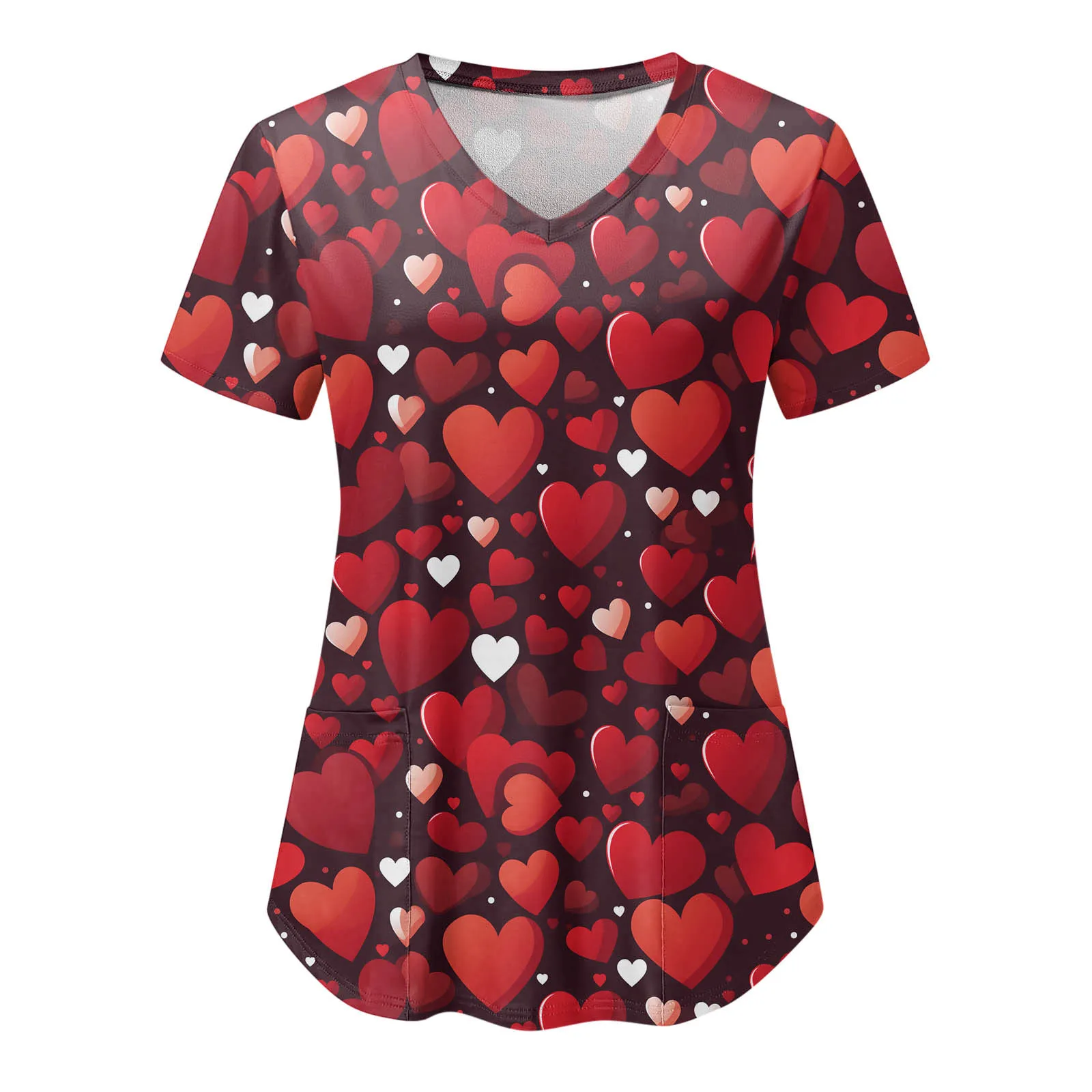 Женская медицинская Униформа с надписью Love