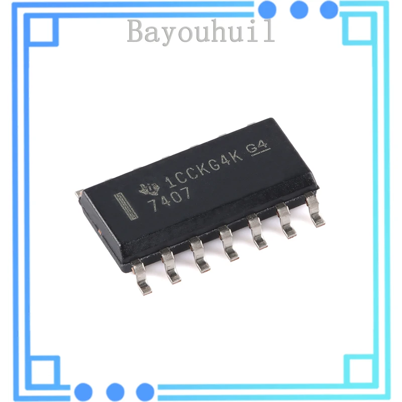 

10PCS Original Authentic SN7407DR SOIC-14 Six-Way Buffer/Driver Chip