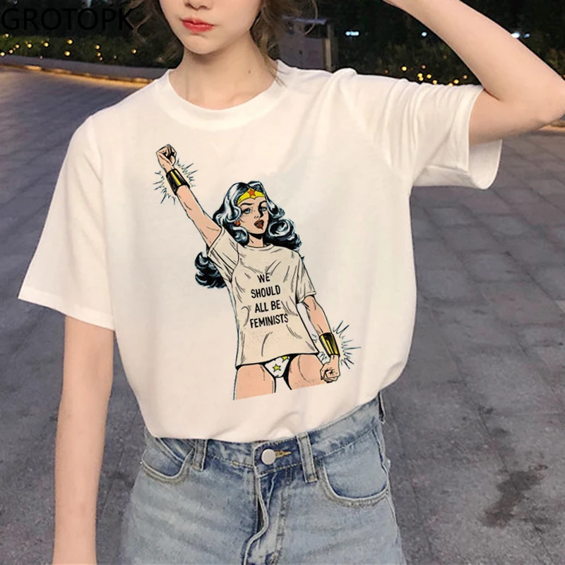 Новые феминистские футболки женские с рисунком правых девушек прайсов 90-х в