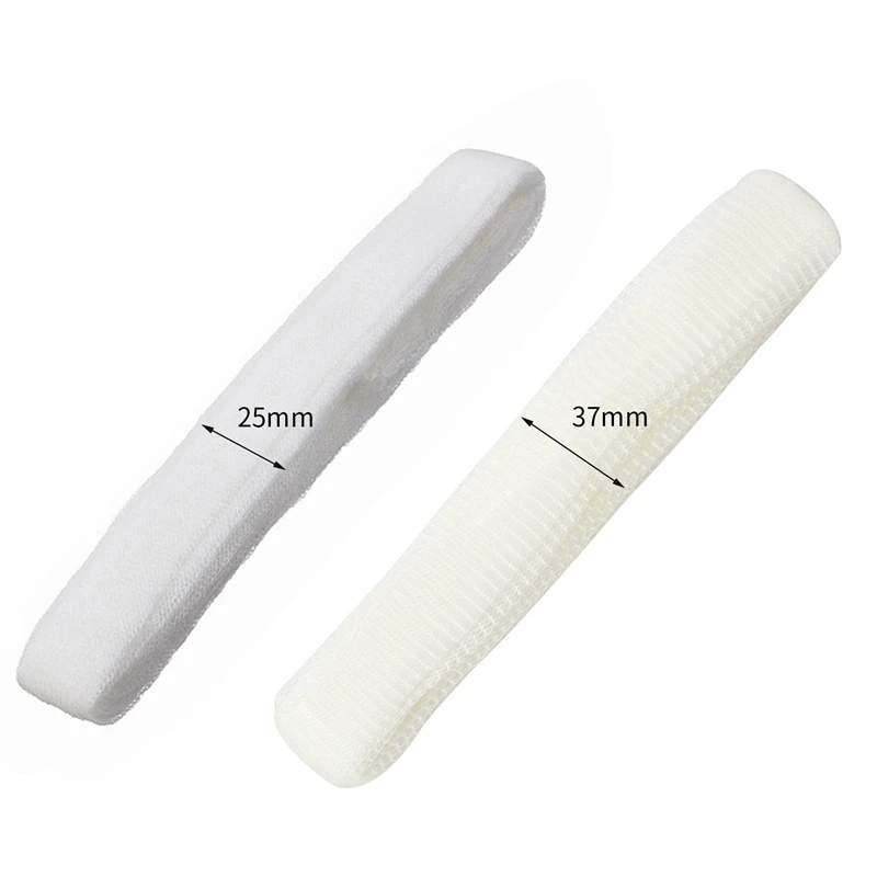 

2 шт. 5 м ПВА широкая сетка для заправки карпа, рыболовные чулки, бойлеры, сумки для наживки, 25 мм и 37 мм