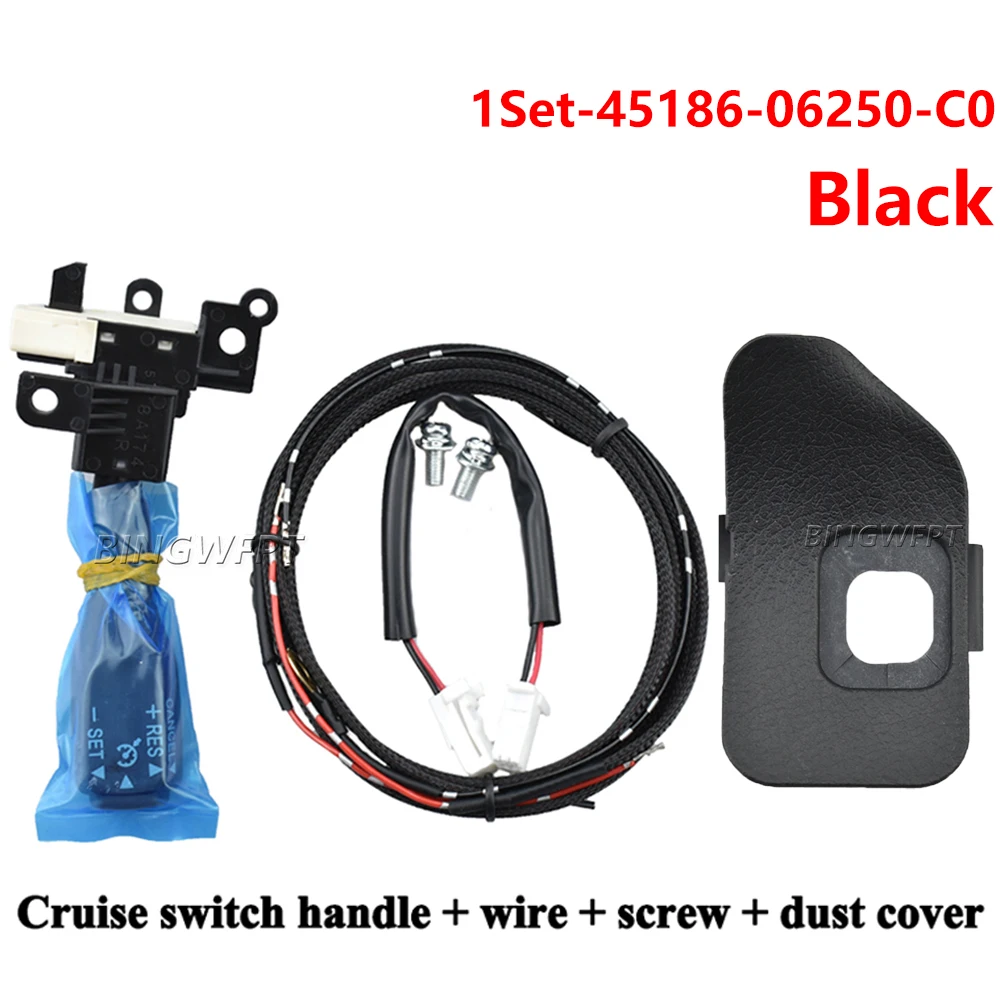 

Автомобильный переключатель круиз-контроля 84632-34011 84632-34017 84632-0F010 Cove на руль 45186-06250-C0 для Toyota Camry 55 Noah 15-17