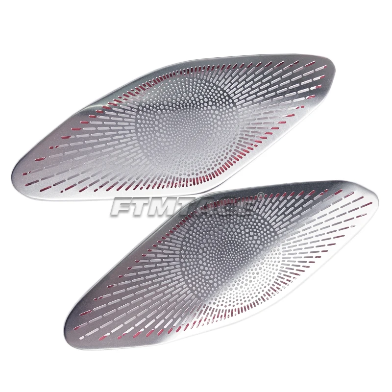 

2 шт. металлическая хромированная внутренняя дверь накладка динамика на стойку для Honda Civic 11th автомобиля 2022-2025 модифицированная