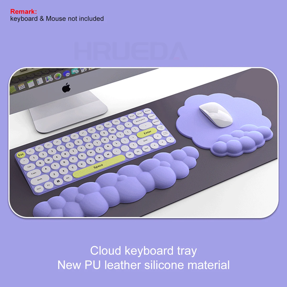 Новинка 2023, водонепроницаемый кожаный коврик для мыши, эргономичный дизайн, специальный облачный коврик для мыши, подарок