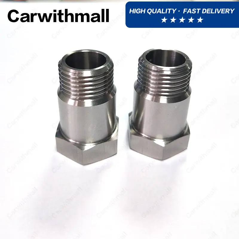 

10 шт., переходник из нержавеющей стали для датчика кислорода, 35 мм