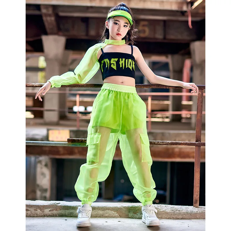 Новинка платье для джазовых танцев девочек в стиле хип-хоп подиума выступлений