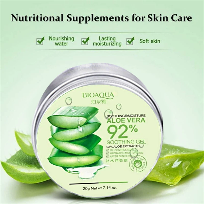

Pure natural aloe gel Acne Treatment Face Cream Moisturizing acne removing sterilization soothing skin aloe gel
