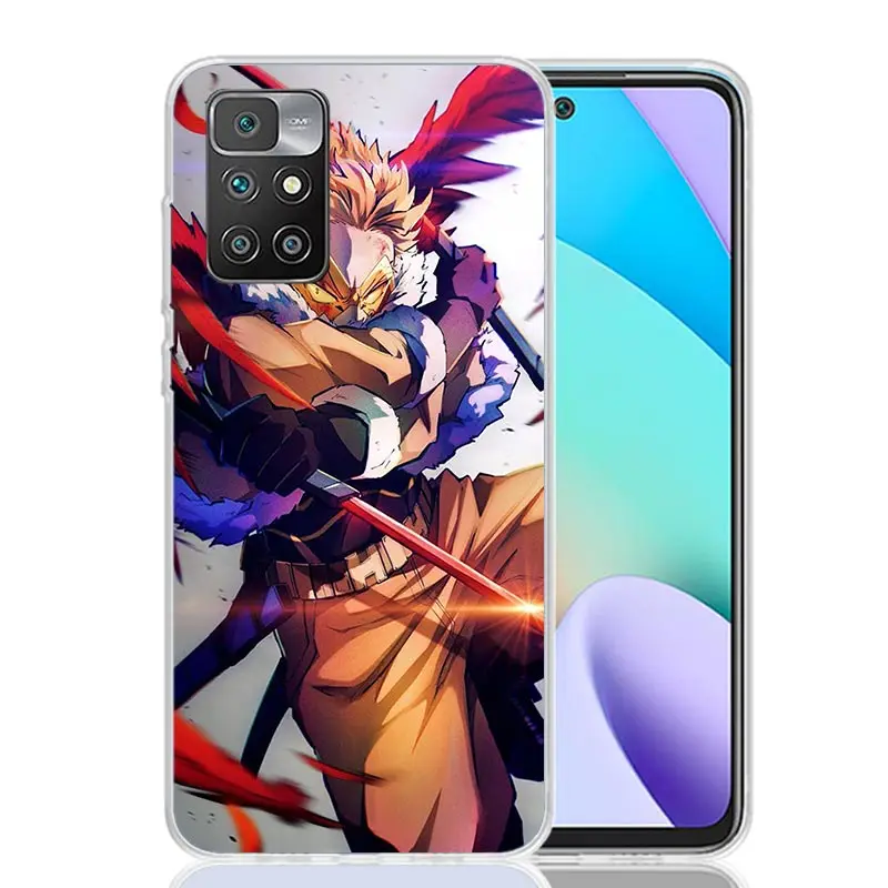 Чехол для телефона Hawks MHA My Hero A-Academy Xiaomi Redmi 12C 12 10C 10A 10 9C 9A 9T 9 8A 8 7A 7 6A 6 Pro K70 K60 K40 K20 S2 Print