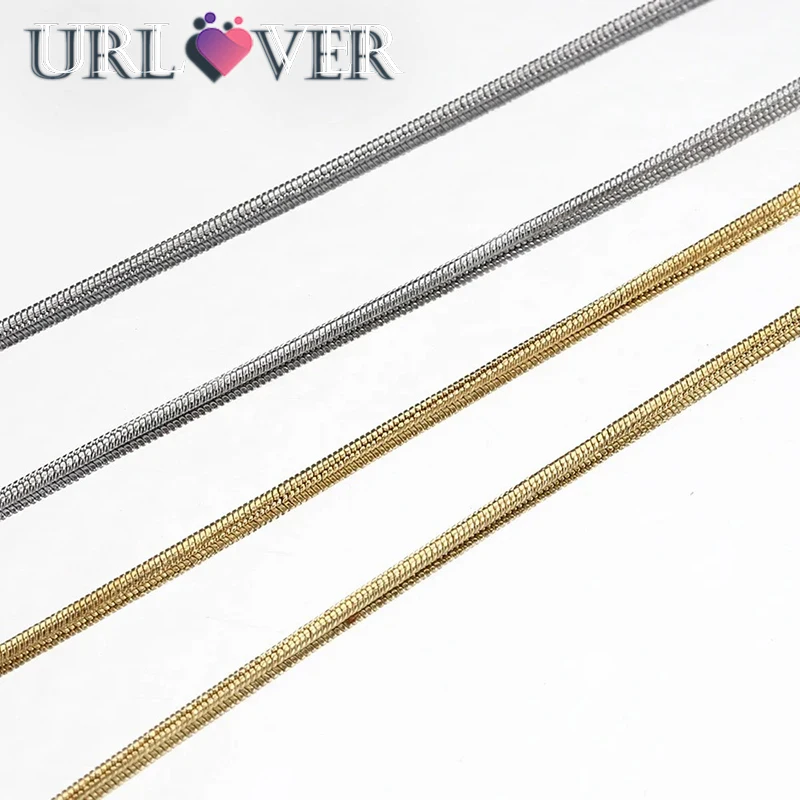 Цепочка-змейка женская из серебра 925 пробы 40-75 см