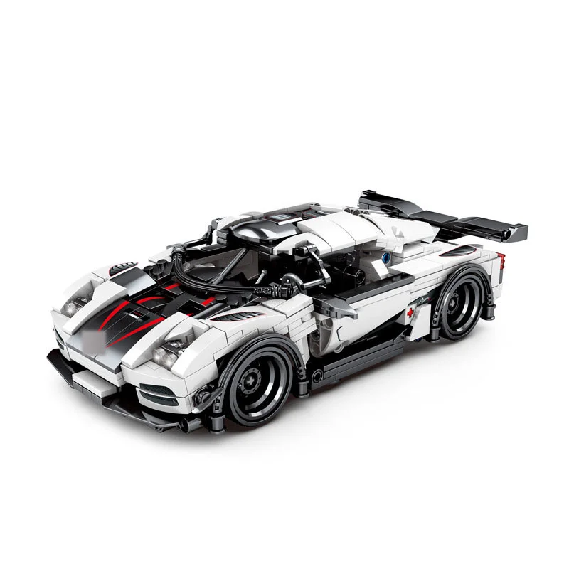 

MOC Puzzle High-tech Machinery Hurricane Sports Car Racing Building Block Model Children's Educational Assembly Toys Boy Gift