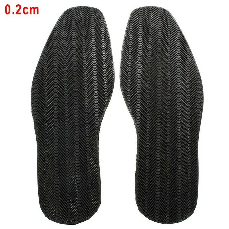 1 Pair DIY Stick on Full Elastic Anti-Slip Grip-rubber Pads Repair Soles Heel Thicken Shoe Repair 29×11.5×0.2CM/29×11.5×0.35cm images - 6