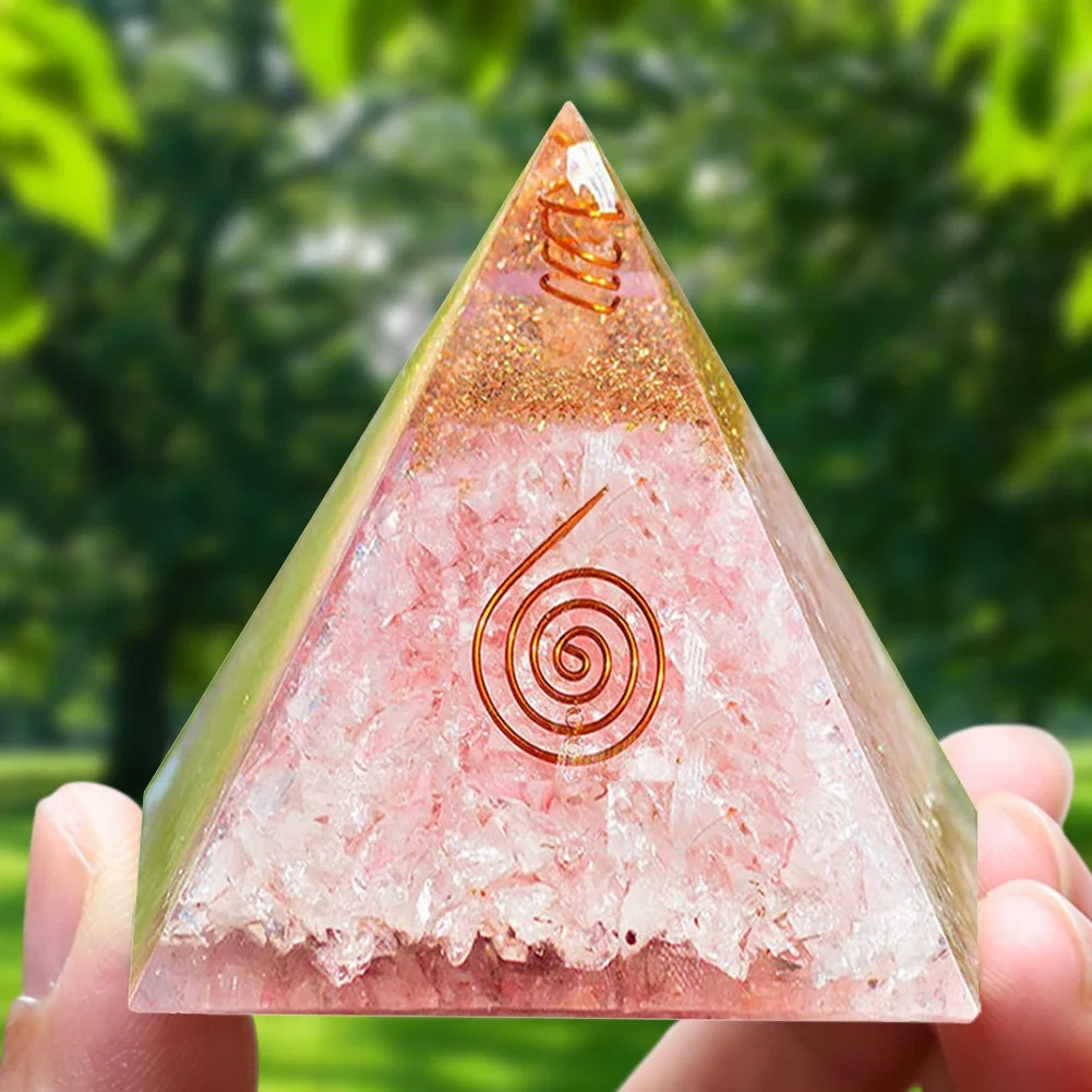 Современный стиль кристаллическая пирамида генератор энергии натуральный Ameixst