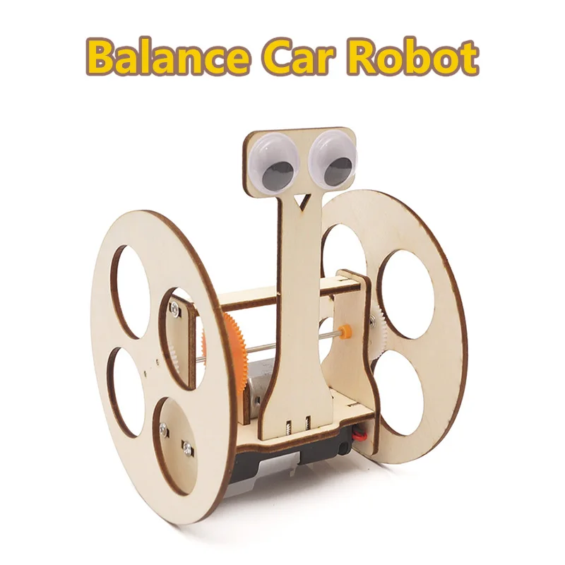 

Electric Bionicle Blocks Robot Model Wooden Mechanical Kit DIY Assembly Science Experiment Interesting Toy For Kids Gifts