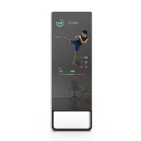 home smart gym exercise mirror fitness touch screen lcd display intelligent interactive workout mirror