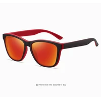 fashion sports retro tr90 square polarized mirror sunglasses custom made myopia minus prescription lens 1 to 6