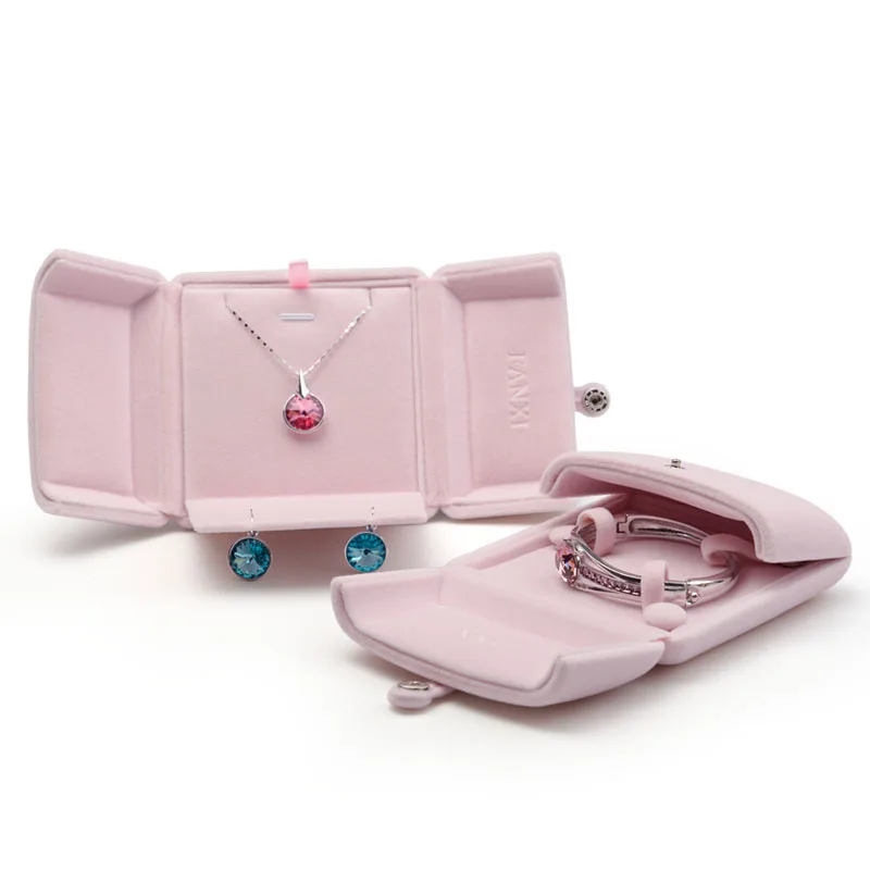 Oirlv Jewelry Box Organizer Both Side Necklace Present Ring Boxes For Jewellery Gift Box Wholesale Velvet Ring Box Jewelry Boxes