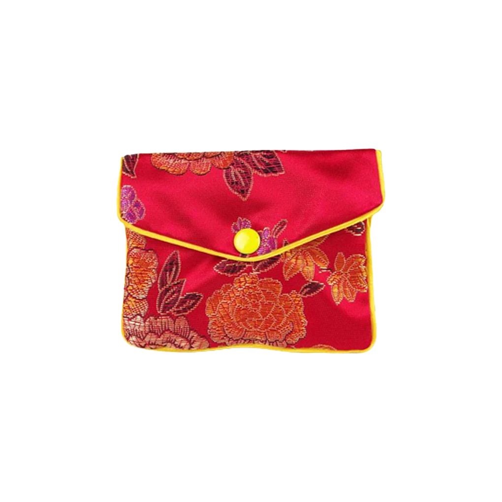 

Шелковый кошелек, атласный кошелек, безделушка, многофункциональный Женский органайзер для монет, карман для девочек, рождественские и сва...