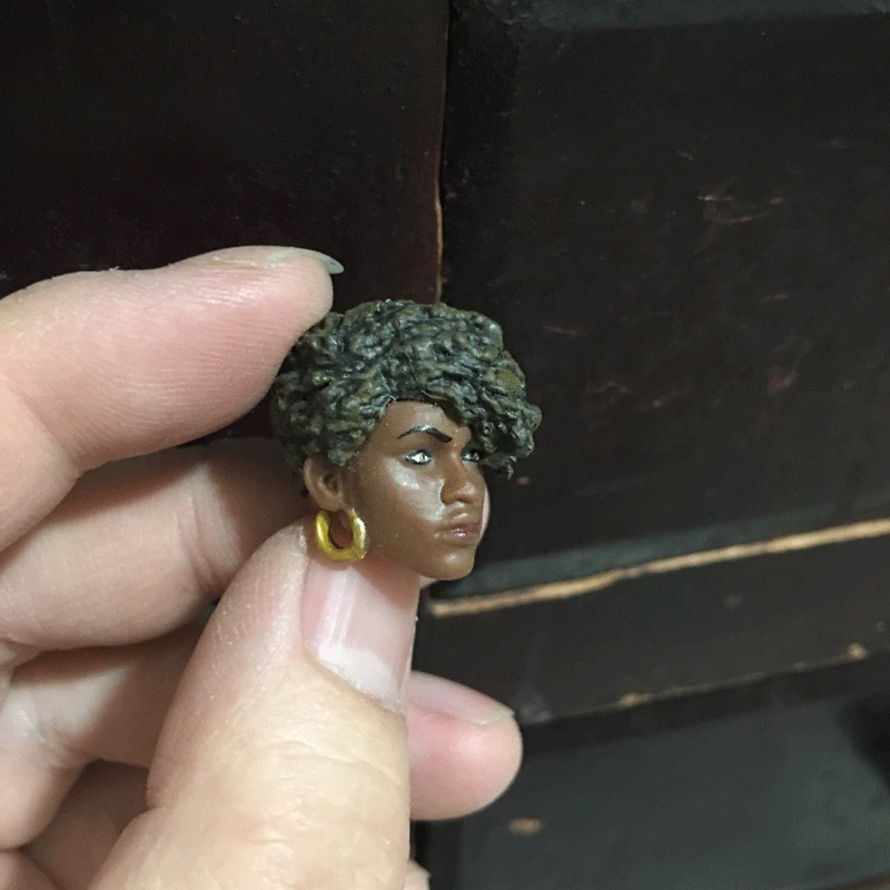 

1/12 Scale Female PVC Head Sculpt For 6'' Figure Toys
