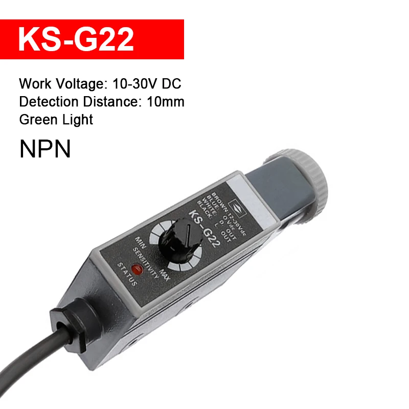 

Цветной датчик кода KS-W22/G22/R22/WR22/WG22/RG22