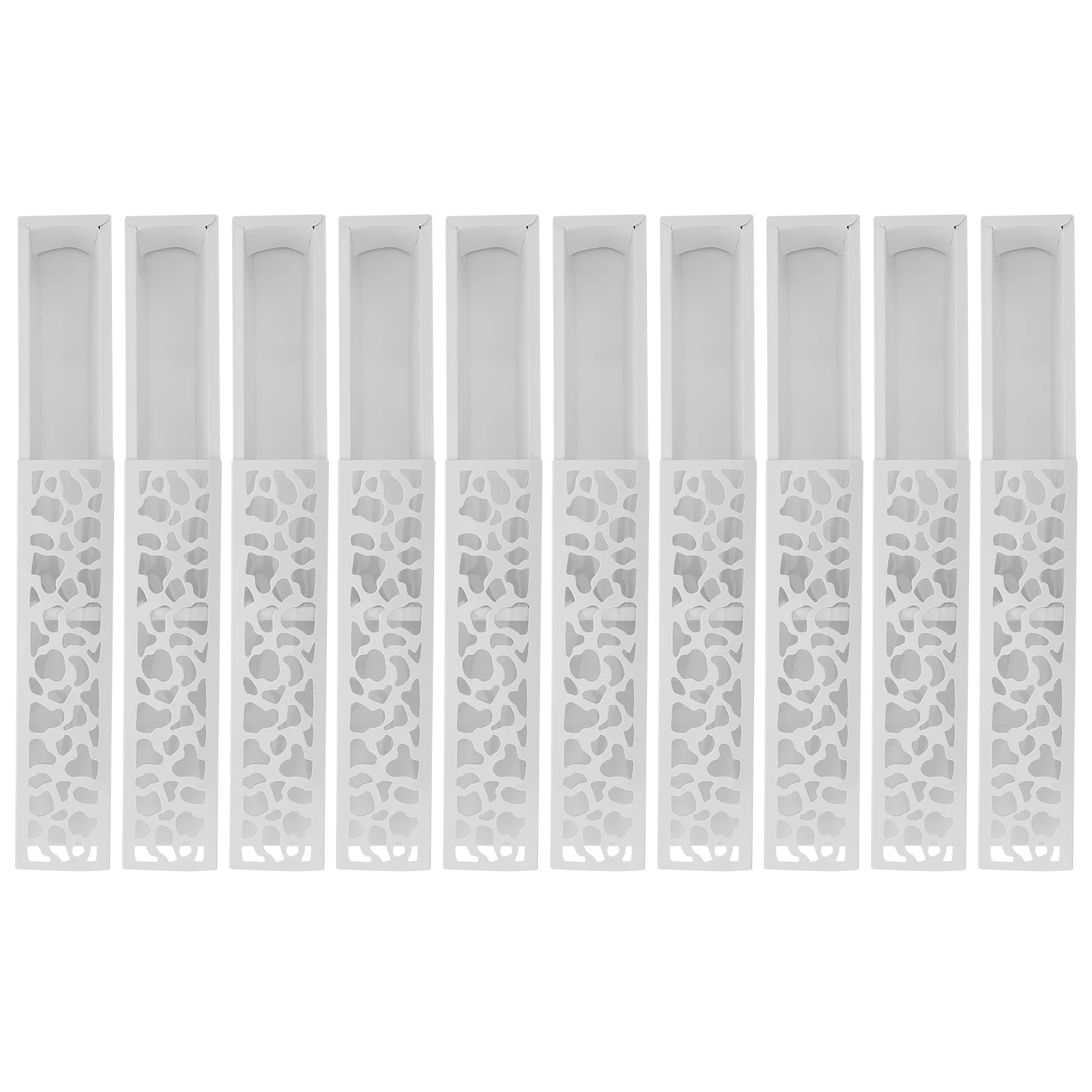 

10 Pcs Cajas Para Fresas Con Chocolate Macaron Cake Box Cookie Case Dessert Packing Storage White