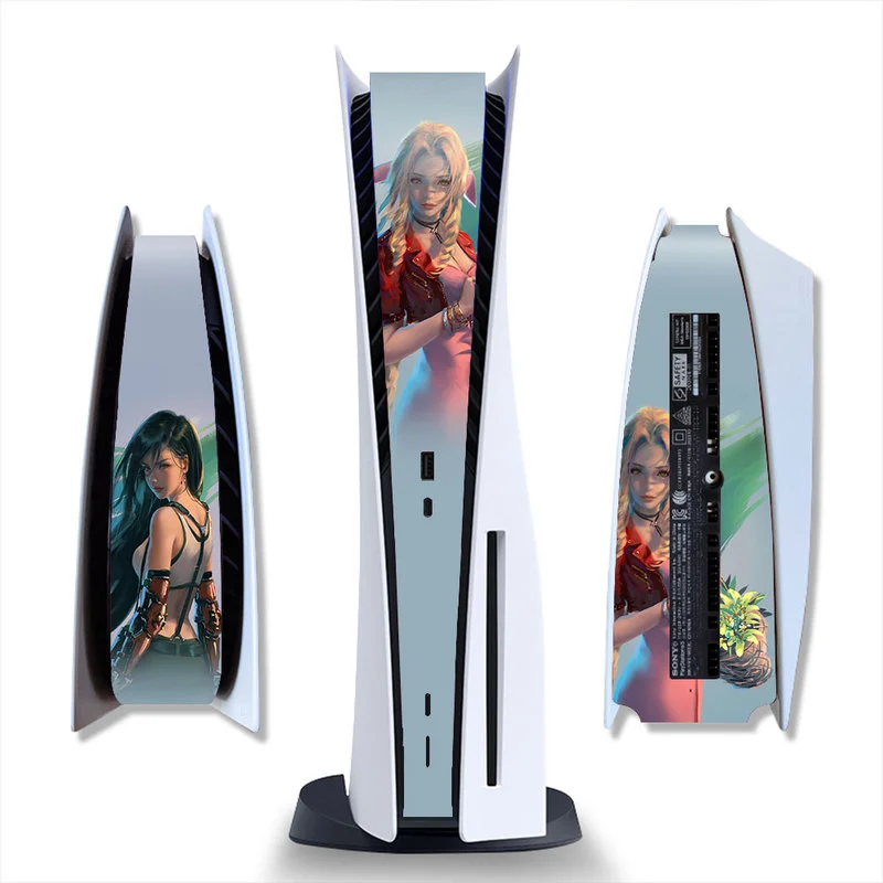 

Replacement Panel for PS5 Disc Edition Console Faceplate Anti-Scratch Sticker Skin Case Cover Game Accessories