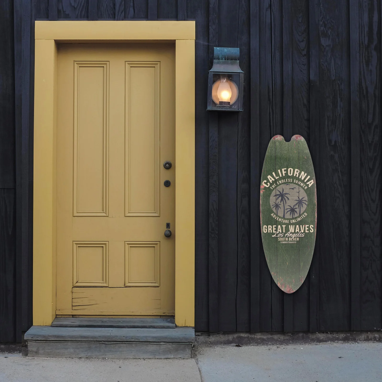 

Surfboard Wooden Sign Wall Door Beach Party Decor Hanging Centerpieces Tables