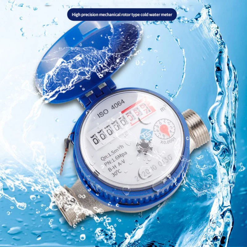 

Meter Water Type Measuring Wing Rotary Water Tool Measuring Digital Instruments Mechanical Pointer Meter Home Flow Cold Smart