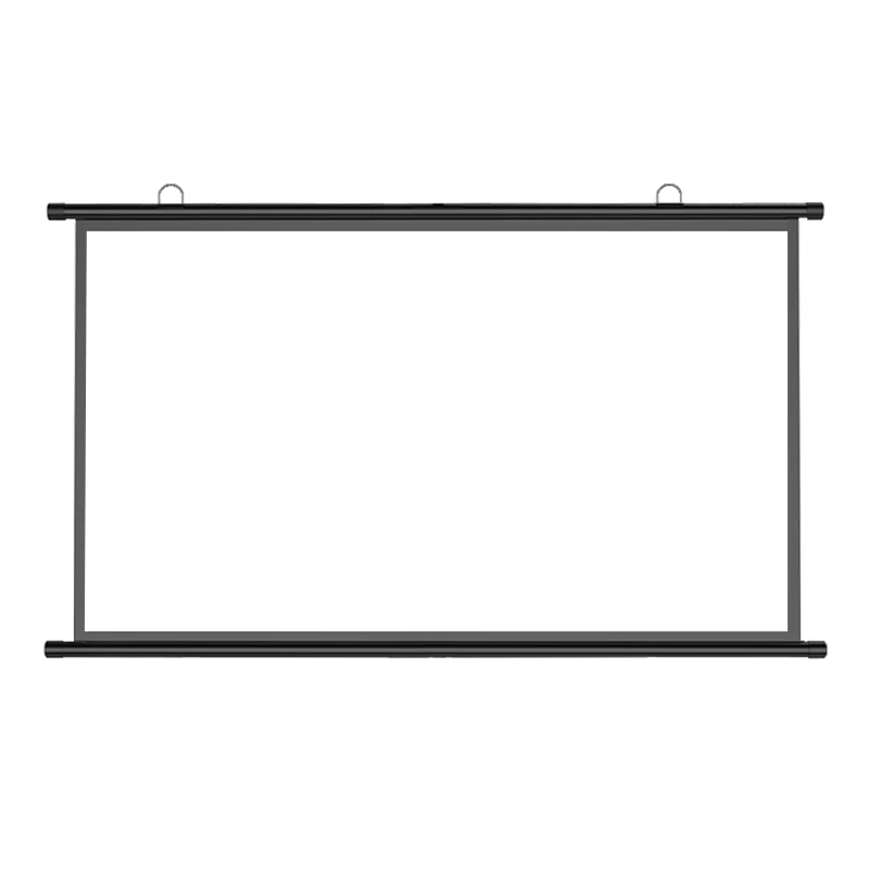 

16:9 Projection screen 84/100/120 inches Wall-mounted 4K HD Pprojection Cloth Bedroom Living room Projection screen
