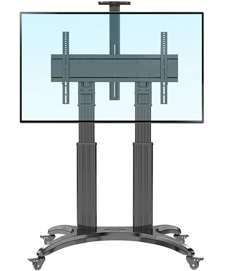 

Aluminum Alloy NB AVF1800-70-1P TV Mobile Cart Free Lifting 65"-85" LED LCD Plasma TV Trolley Stand With AV Shelf Camera Holder