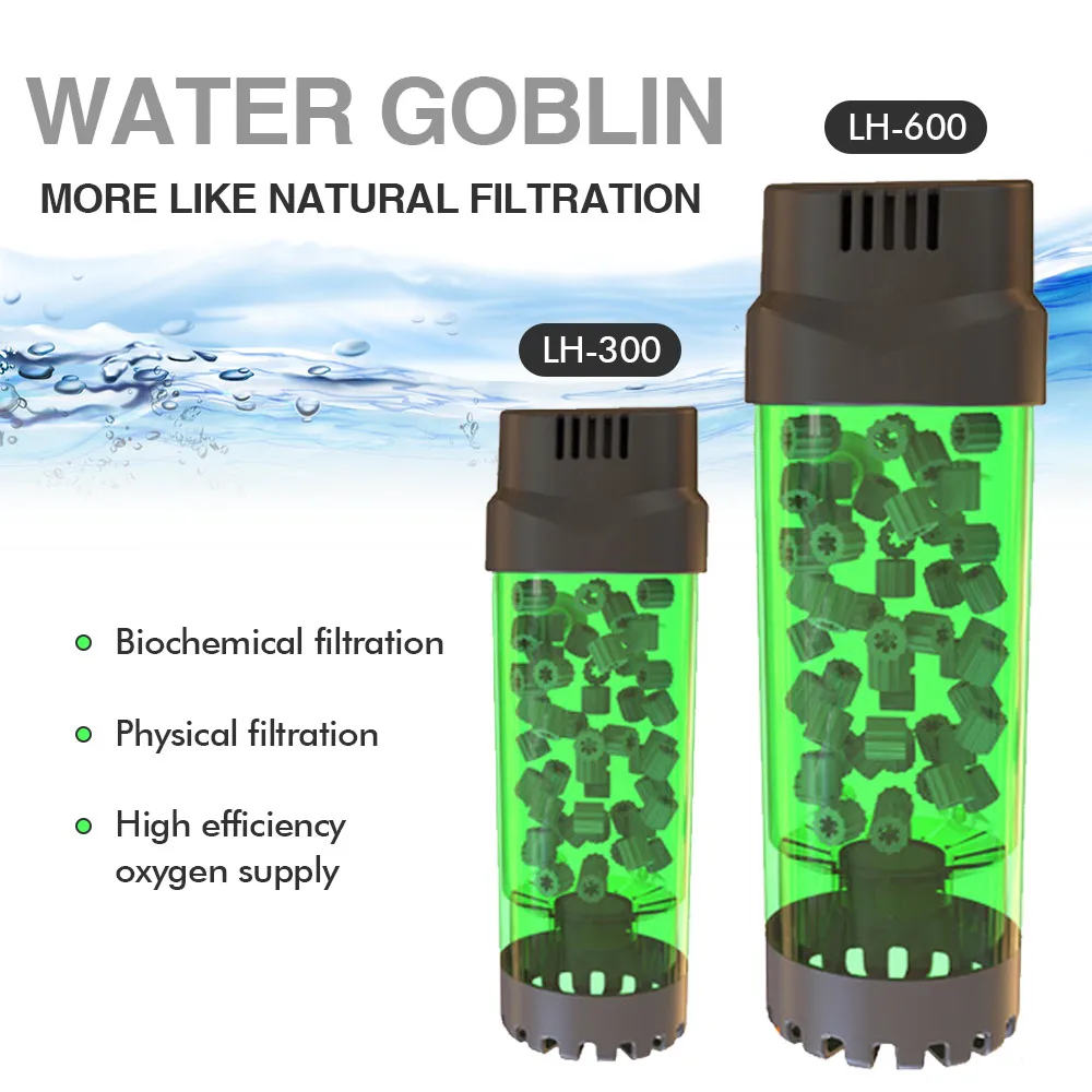 

New Fluidized Bed Filter Fish Tank Aquarium Filter Water Goblin Filter Equipment Including Filter Materials Oxygen Enrichment