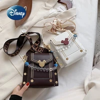 disney mickeys new mobile phone bag cartoon cute womens handbag large capacity luxury fashion womens one shoulder oblique bag