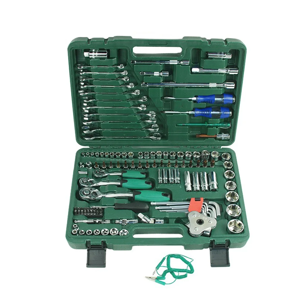 121 шт. инструмент для ремонта автомобиля из хромованадиевой стали гаечный ключ