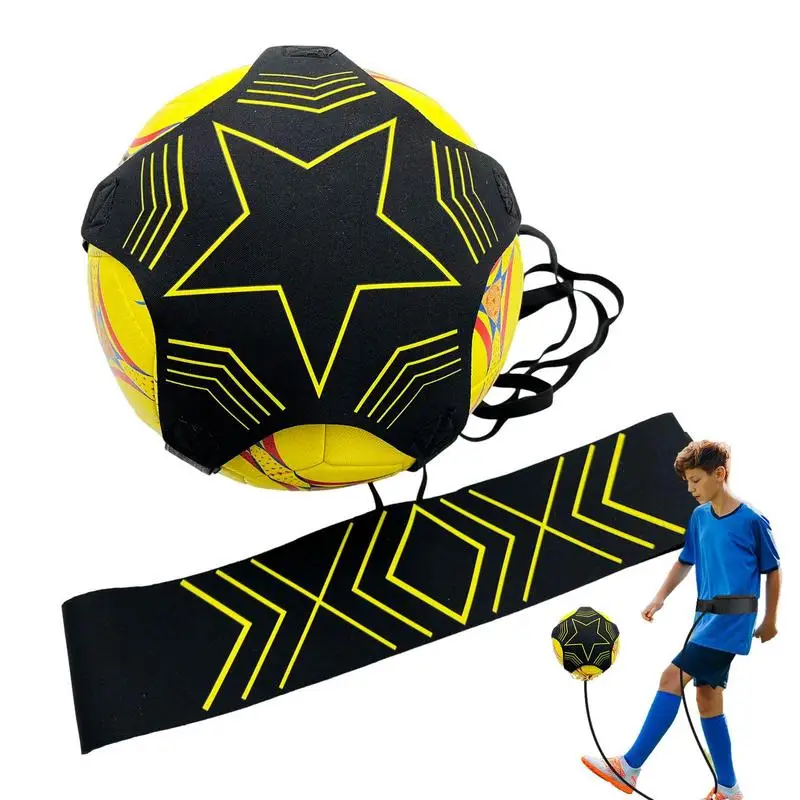 

Soccer Return Trainer Hands-Free Adjustable Football Trainer Belt Magic Strap Soccer Training Supplies For Children