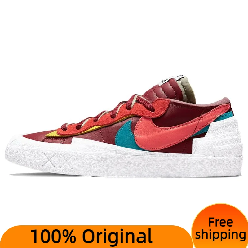 Кроссовки Nike Blazer Low Sacai KAWS Red