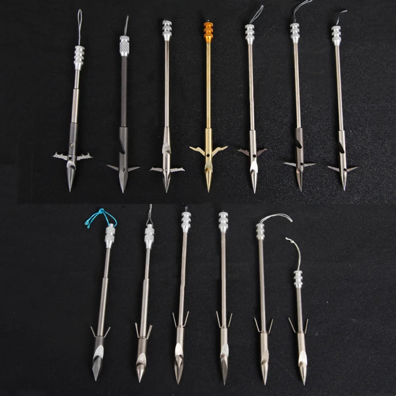 Дротика с хвостом наконечник стрелы для воды гладкая рыболовная многосторонняя