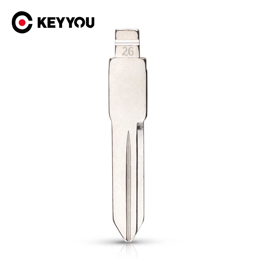 

KEYYOU #26 металлический необработанный ключ для автомобиля, Складной флип-ключ KD для Chevrolet Trailblazer Sail Buick Century GL8, старый реглал, дистанционный ключ