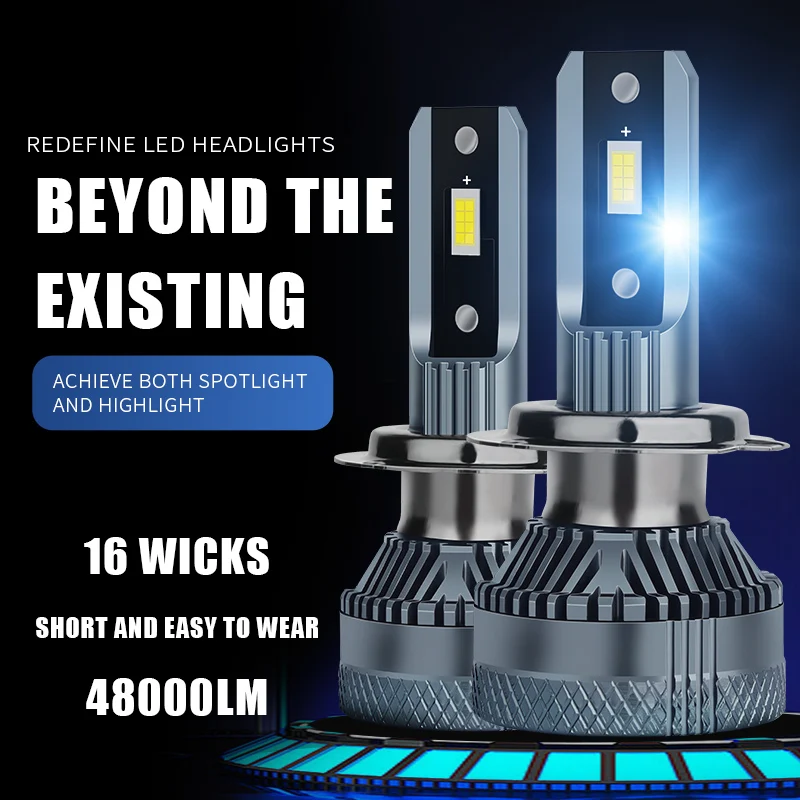 

Светодиодные фары Relyus H11 H4 H7 H1 9005 9006 9012 Высокая мощность 130 Вт 6000 лм 12 В светодиодные лампы лампа K белый для автомобильных фар