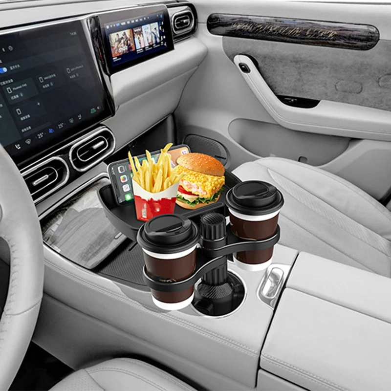 1 шт. Автомобильный многофункциональный подстаканник для чашек вращающийся на 360