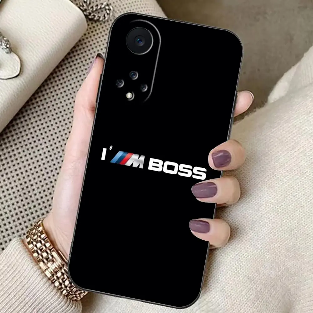 Case For Huawei NOVA Y90 Y70 Y61 10 9 9 Plus 8 8I 7 7I 6 SE 5 5I 4 3 3I 2 2S Lite Plus Pro Case Luxury M-P-Power Boss B-BMW Car